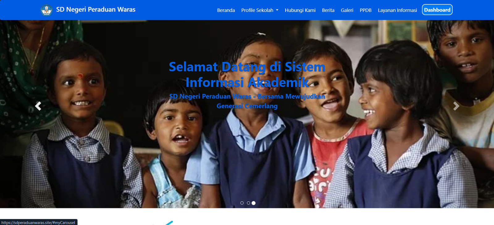 Information System Academic - SD Negeri Peraduan Waras